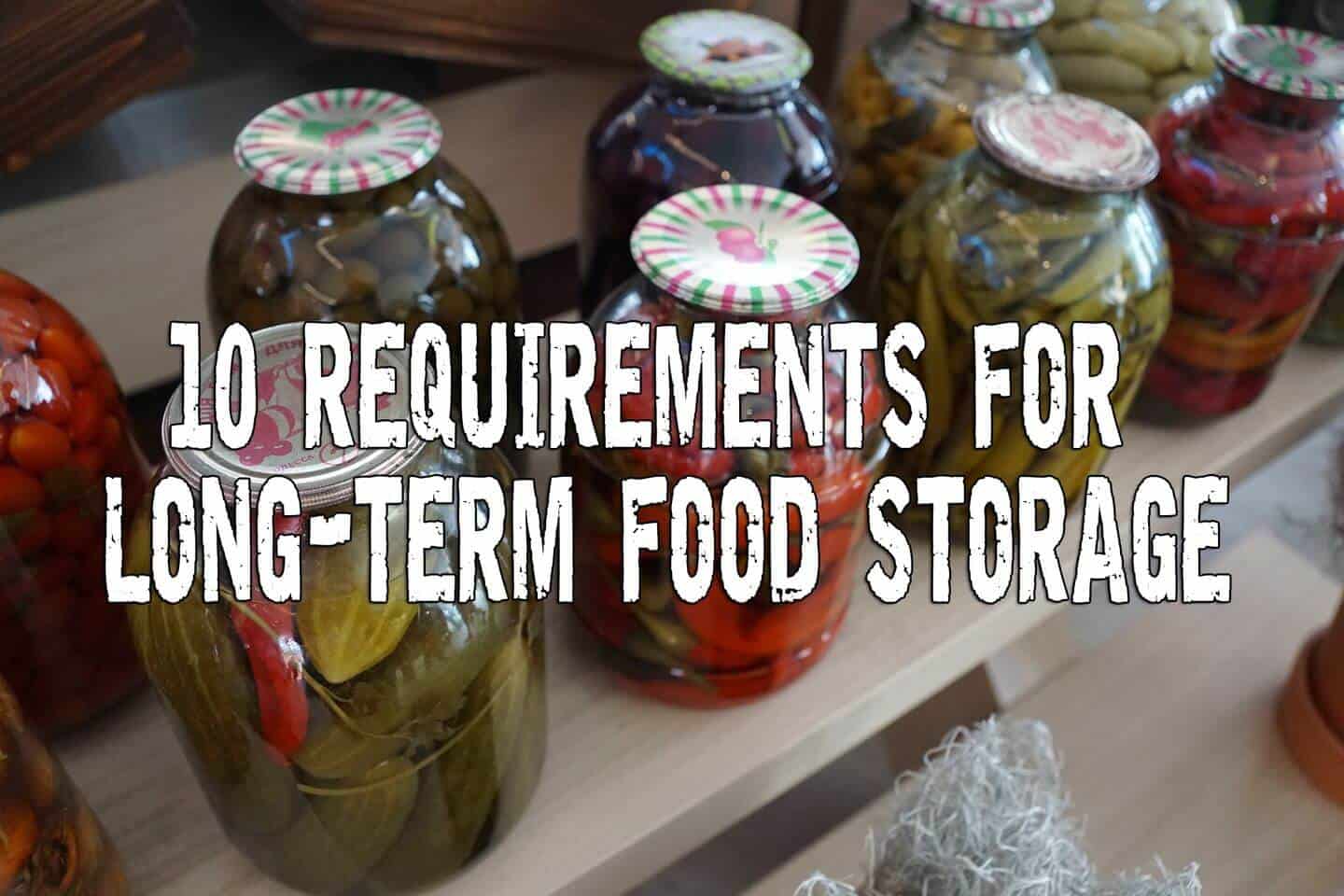 Long term food