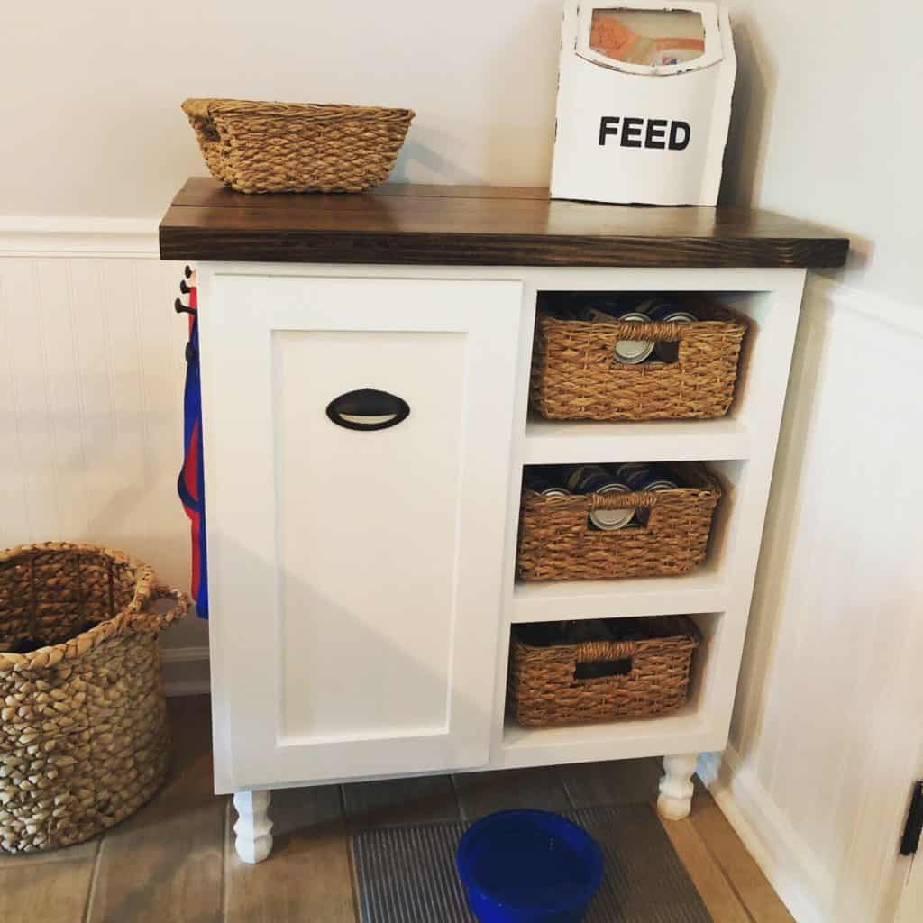 Pet drawer elevated doggy include