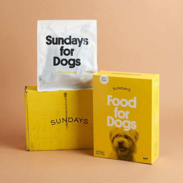 Sundays dog food cost