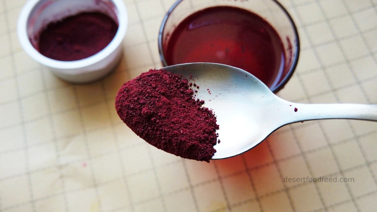 Natural red food dye